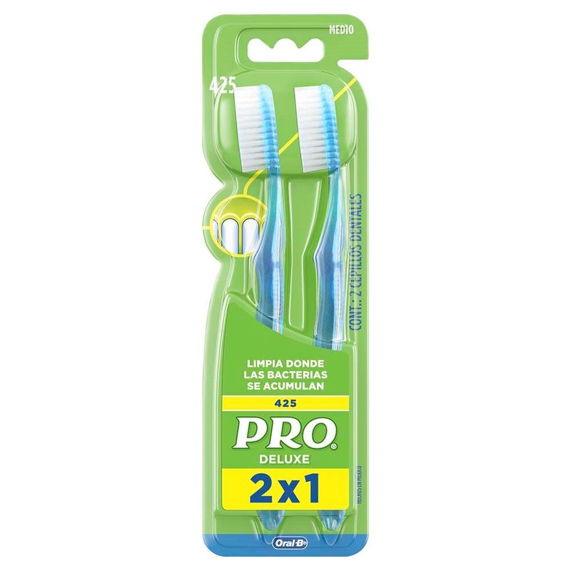 Oral-B PRO 425 Deluxe Medium Toothbrush x2pcs