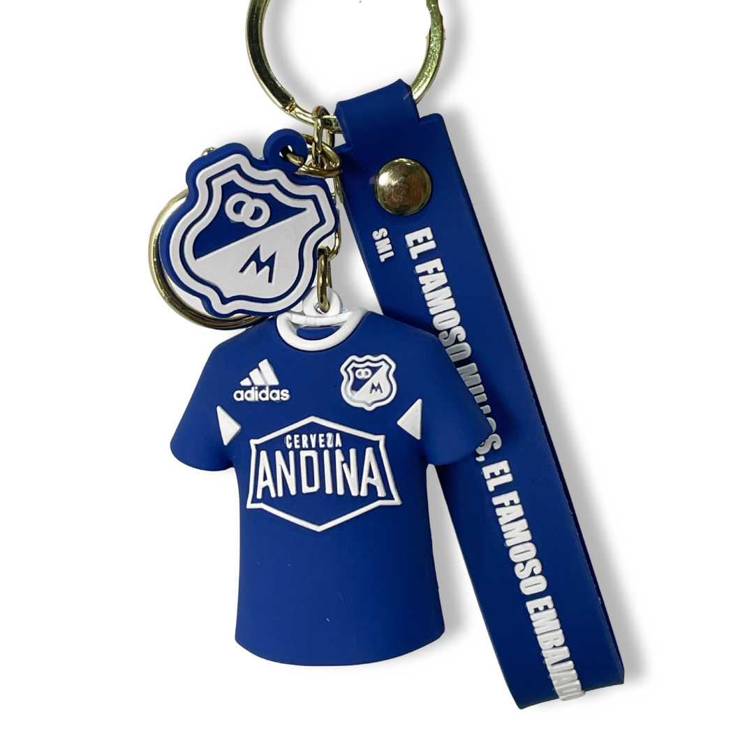 Llavero en 3d Silicona de Equipo de Fútbol Colombiano