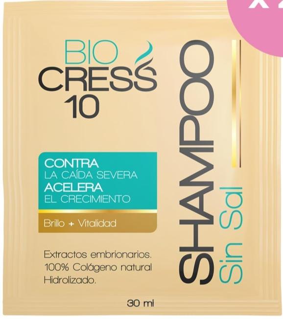 Biocress 10 SHAMPOO BIO ANTICAiDA SACHET * 30ml c/u