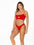 IRGUS Colombian Swimwear Bikini Ajustable Straps Panty de cobertura media y top tipo crop/bralette. REF 5023 Vestidos de Baño Colombianos