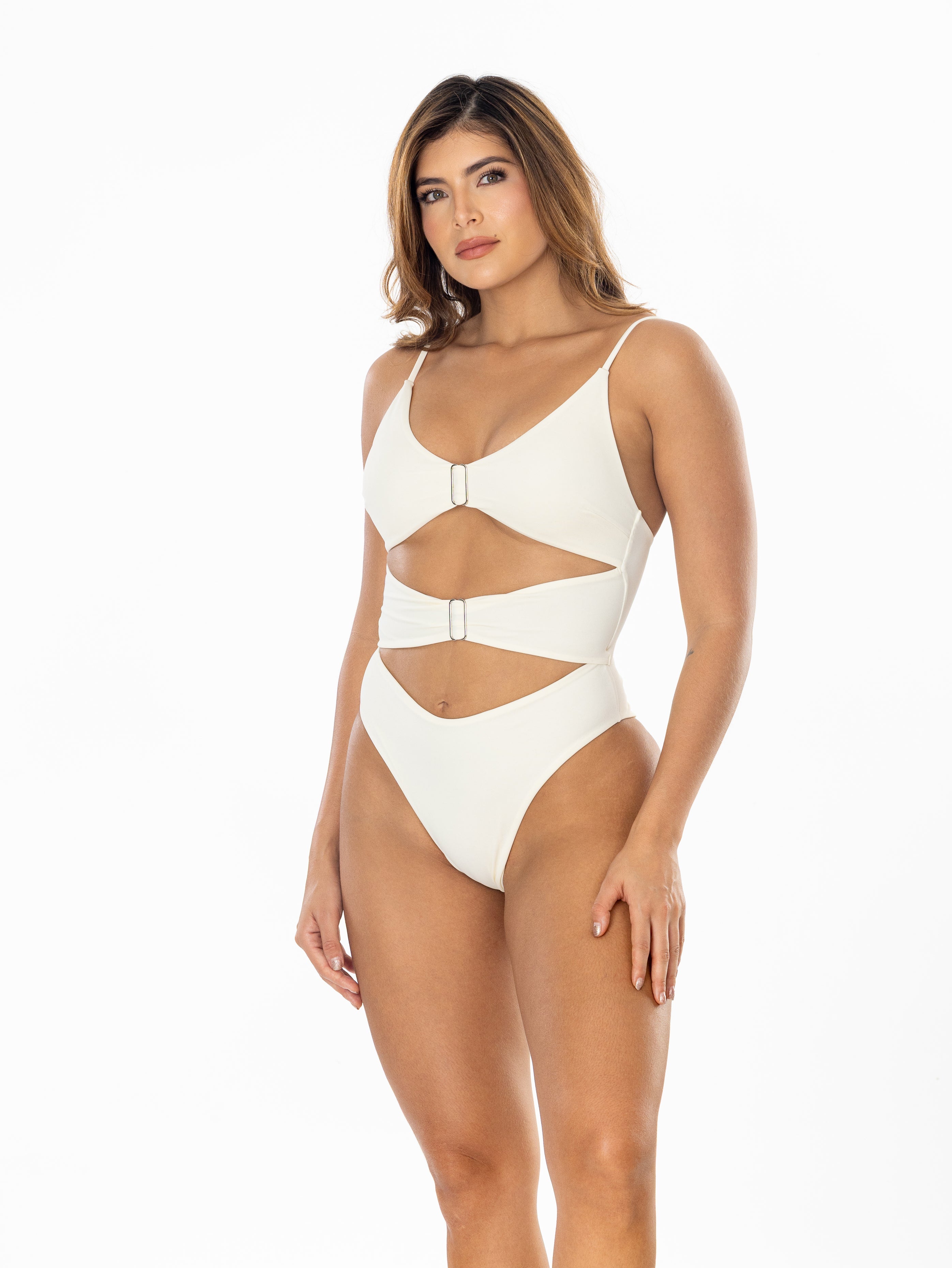 IRGUS Colombian Swimwear Monokini Tropical Cut Out REF. 5024 Vestidos de Baño Colombianos