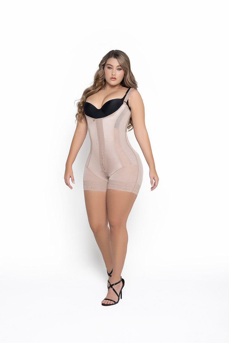 FAJITEX FAJA LUXURY EXTRA CORTA ESPALDA ALTA 2 BROCHES REF. 502631 FAJA COLOMBIANA