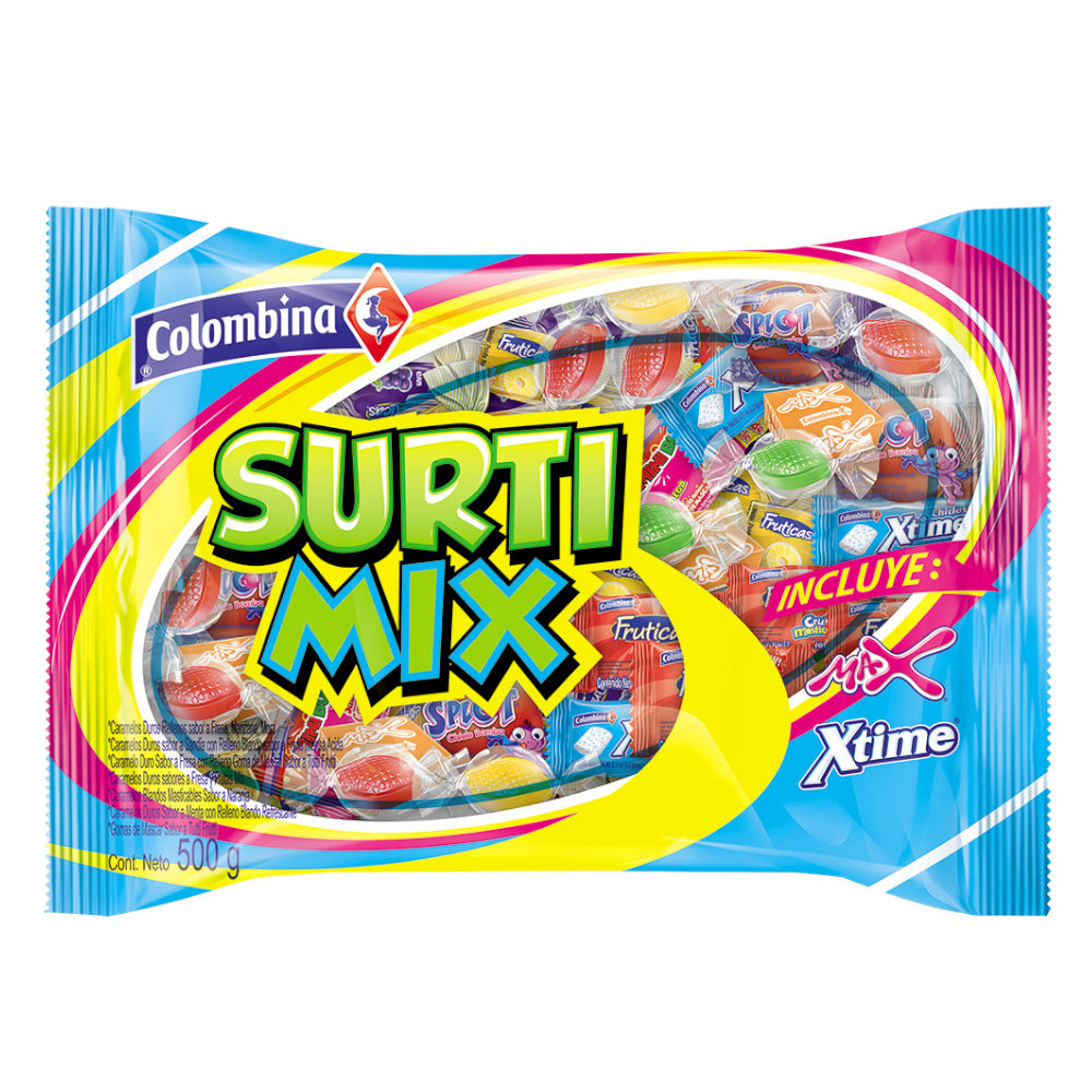 Colombina Confites Surti Mix 500Gr
