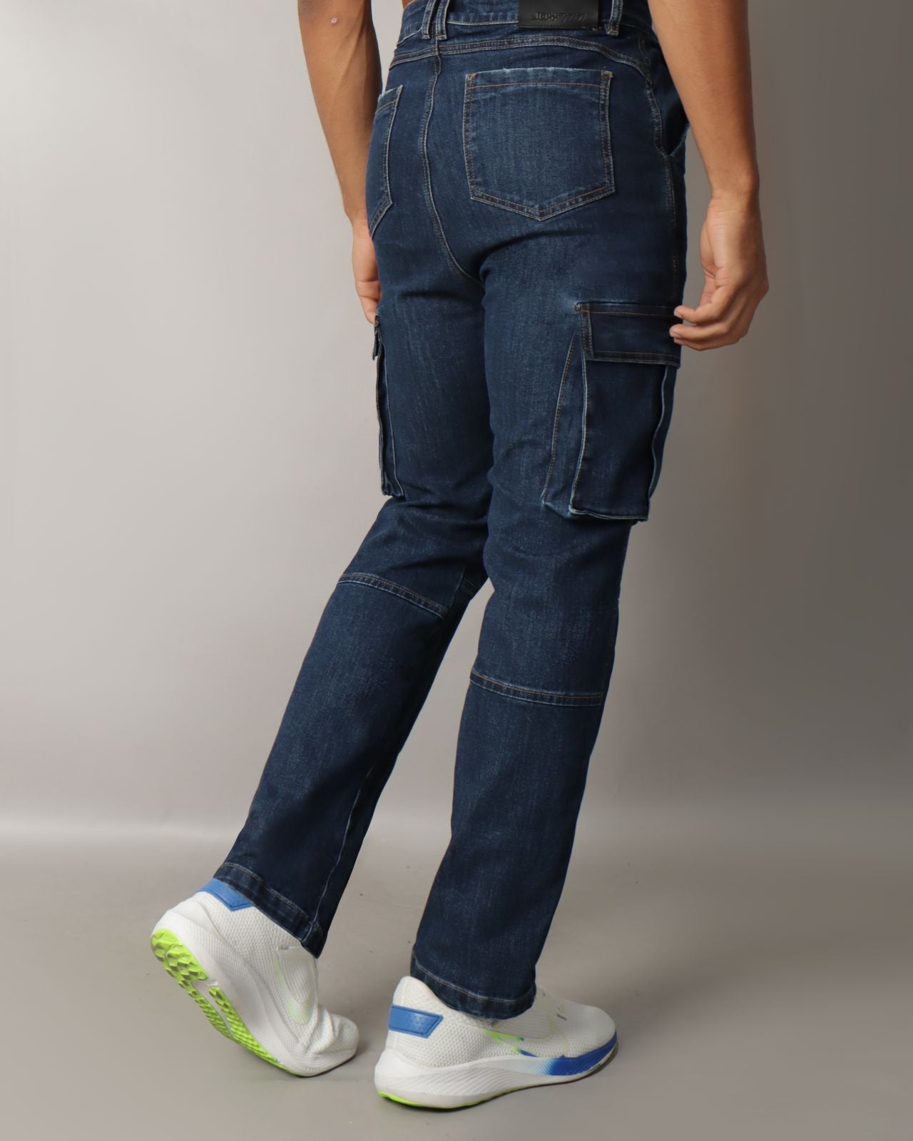 Joy Staz Jean Cargo Bota Recta Azul Oscuro - 315000