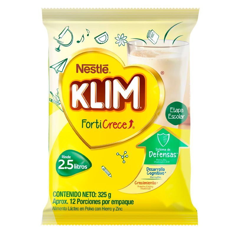 Klim en polvo Forticrece bolsa x325gr