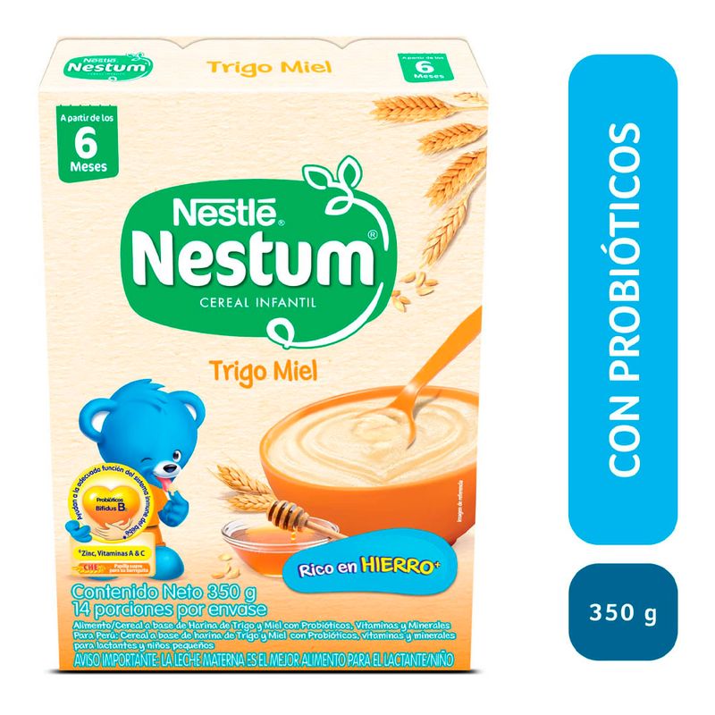 Cereal Infantil Nestum de Trigo y Miel x350gr