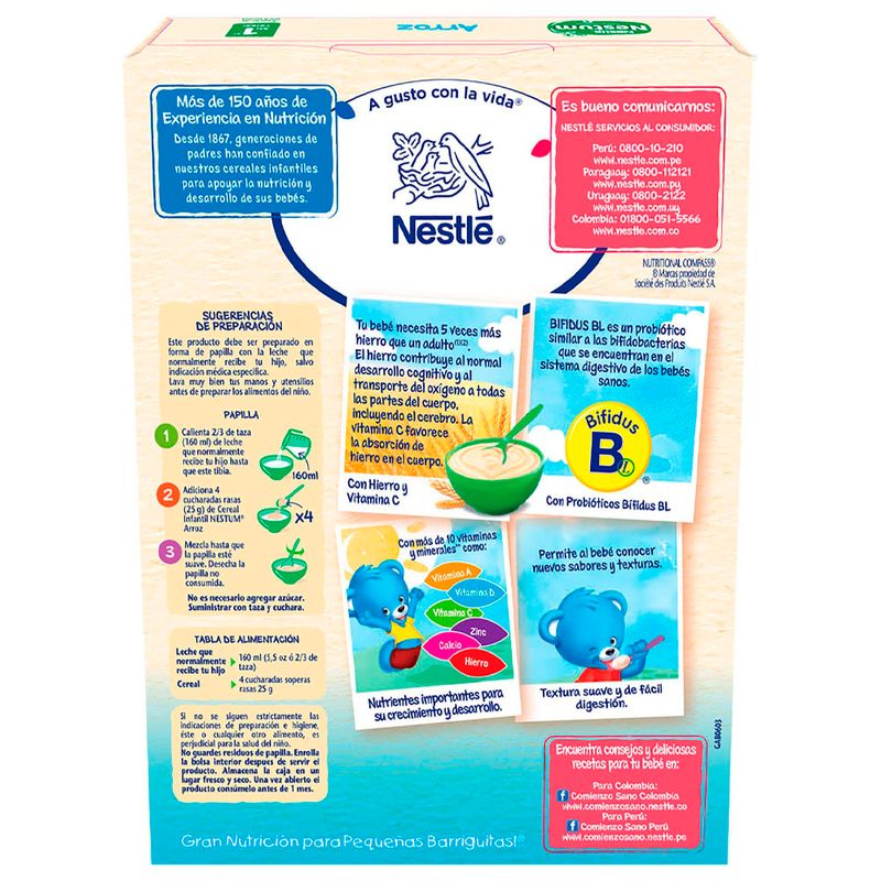 Cereal Infantil Nestum de Arroz x350gr - Main Image