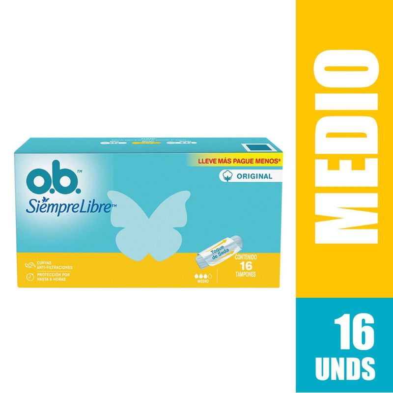 Tampon OB Original Medio (16 und)