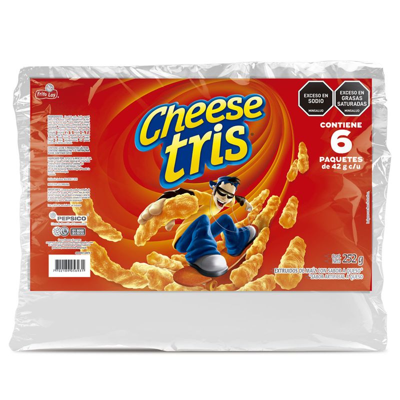 Cheese Tris Pack X6 Unidades X42gr