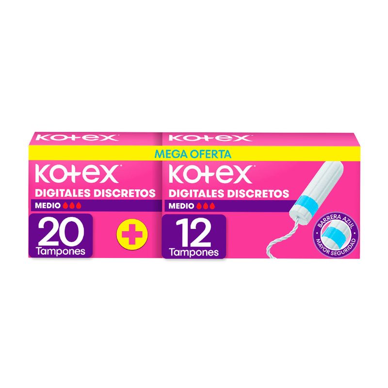 Kotex Digital Tampons Medium (32 units) 