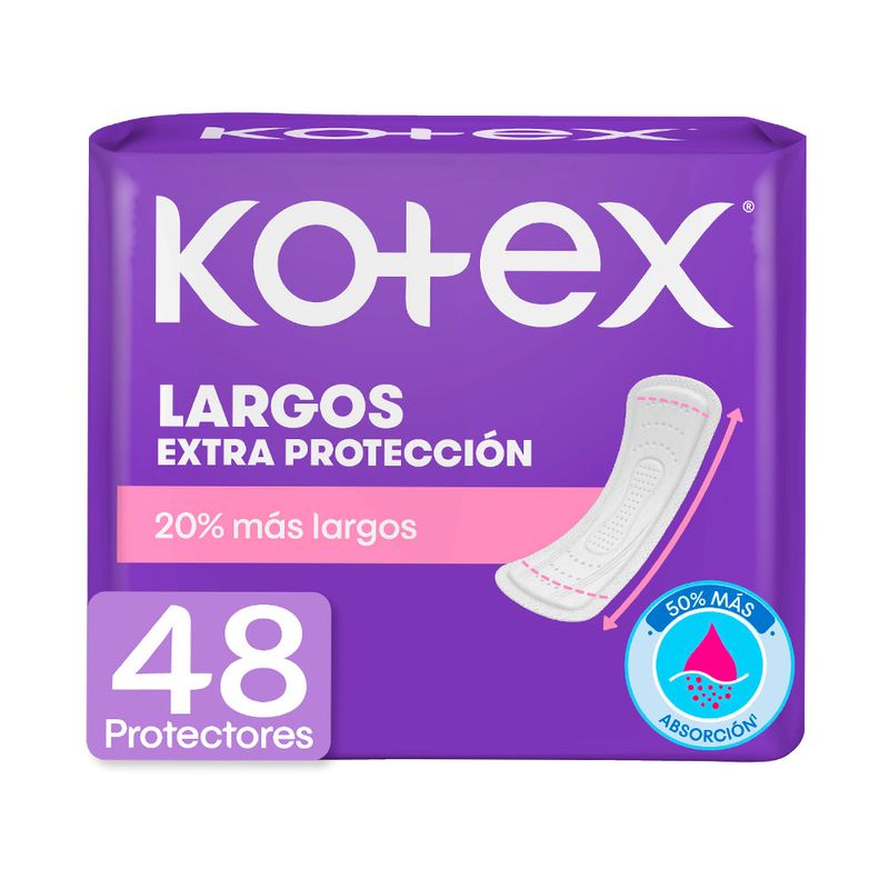 Kotex Protectores diarios largos (48 und)