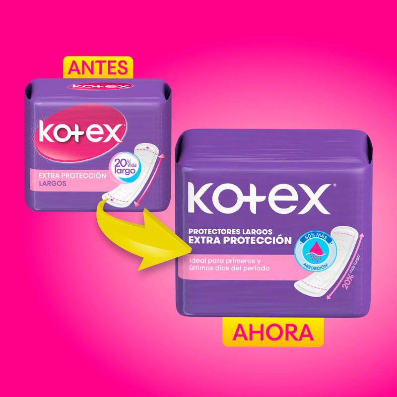 Kotex Protectores diarios largos (48 und)