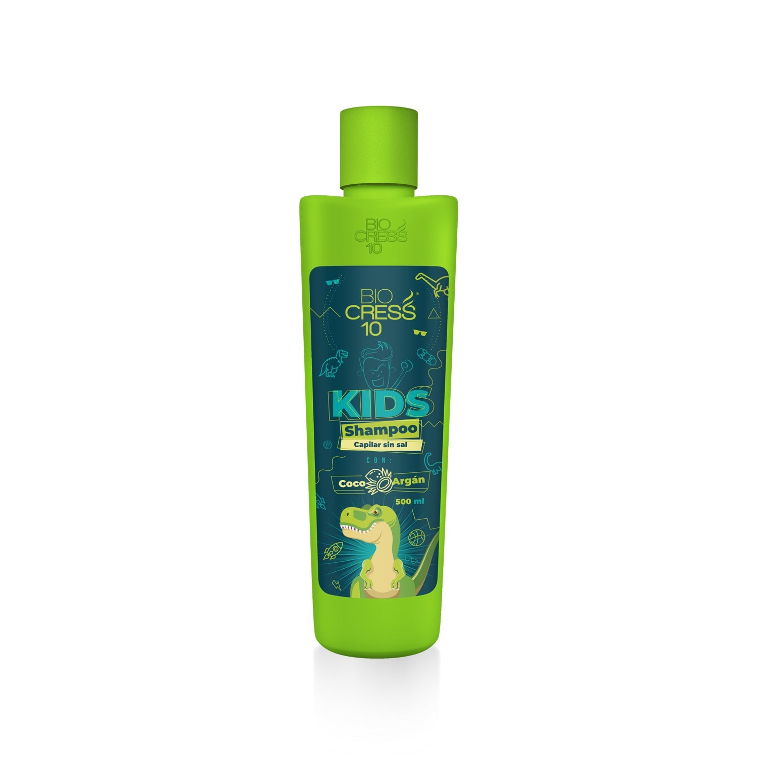 Biocress 10 SHAMPOO KIDS SIN SAL CON COCO Y ARGaN 500ml