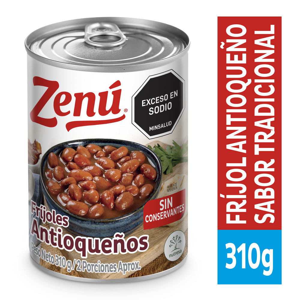 FRIJOL ANTIOQUENOS ZENU 310G