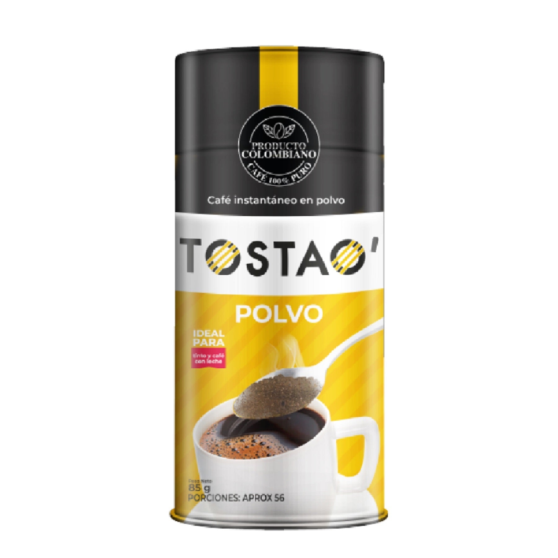 Roasted instant coffee powder x85gr