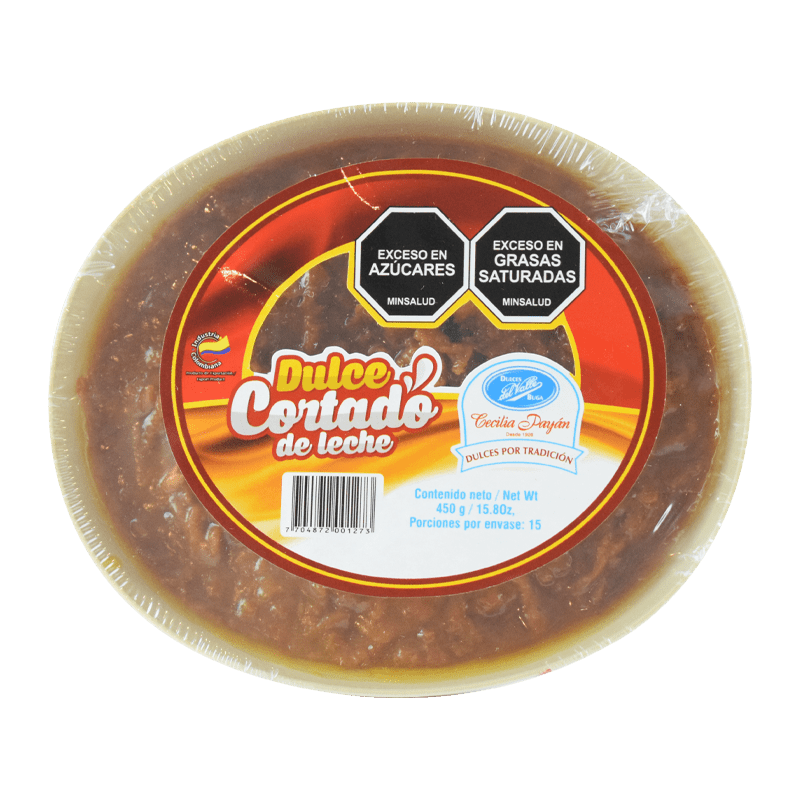 Dulce cortado de leche Dulces del Valle x 450 g