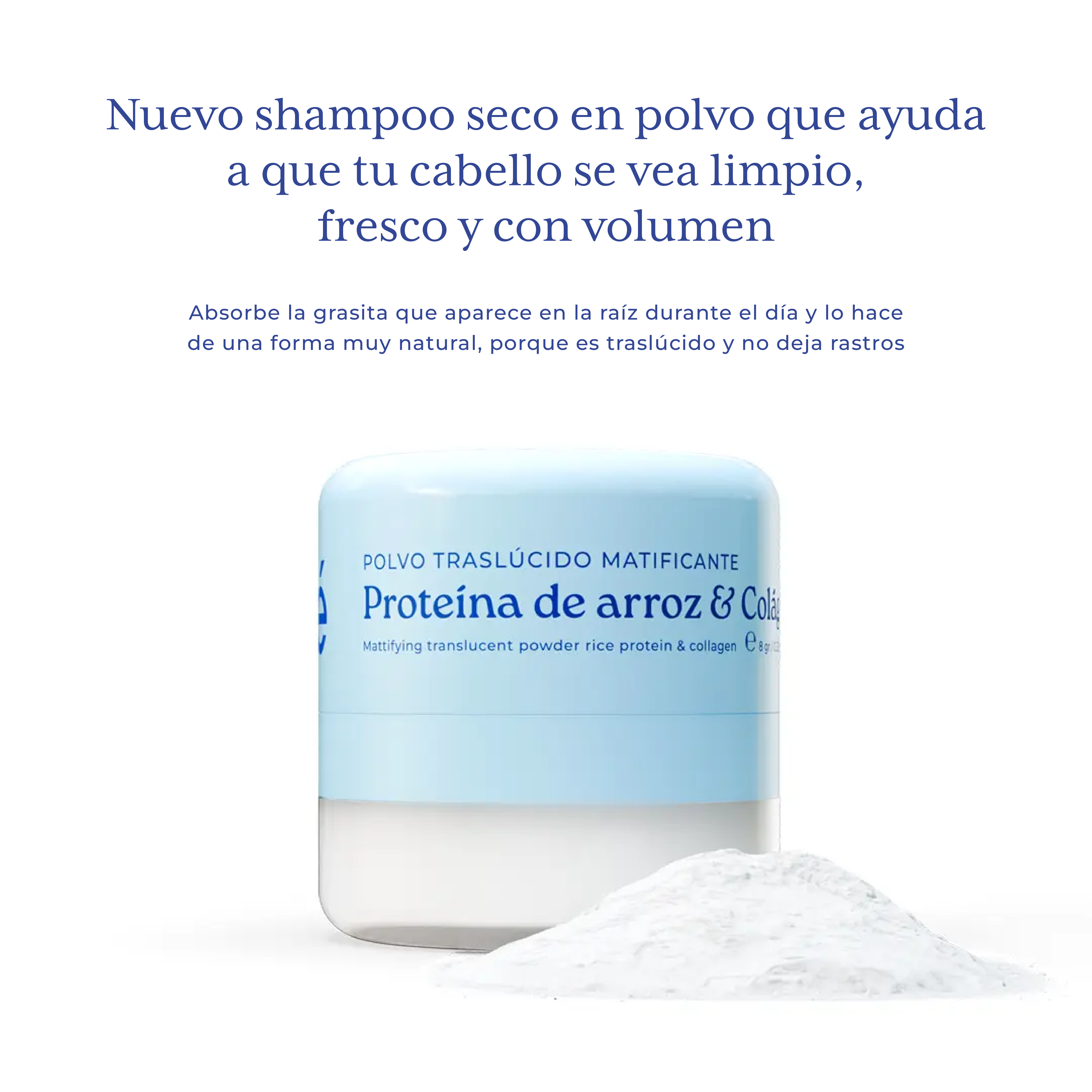 Ole Capilar Polvo capilar traslucido matificante proteina de arroz y colageno 8gr
