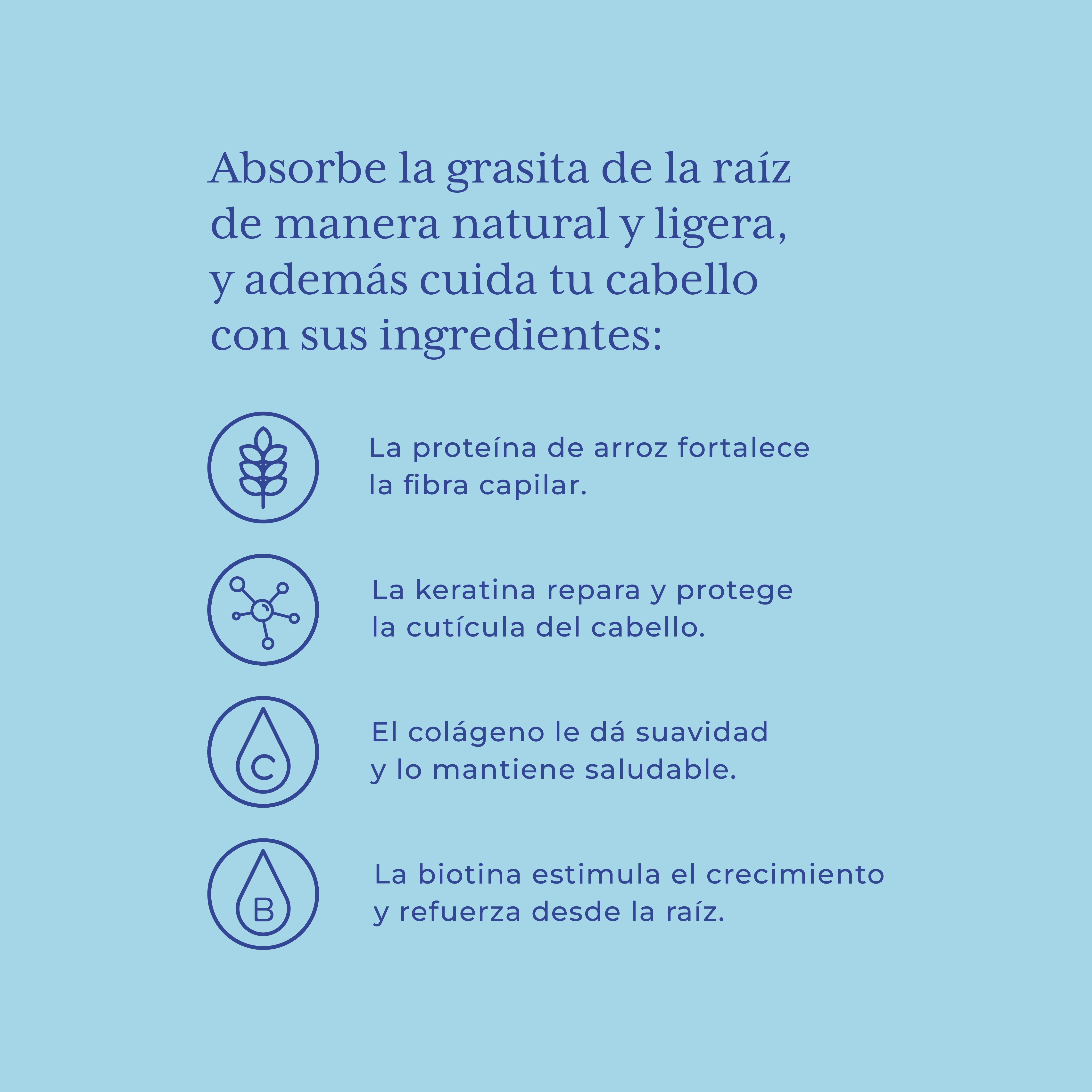 Ole Capilar Polvo capilar traslucido matificante proteina de arroz y colageno 8gr