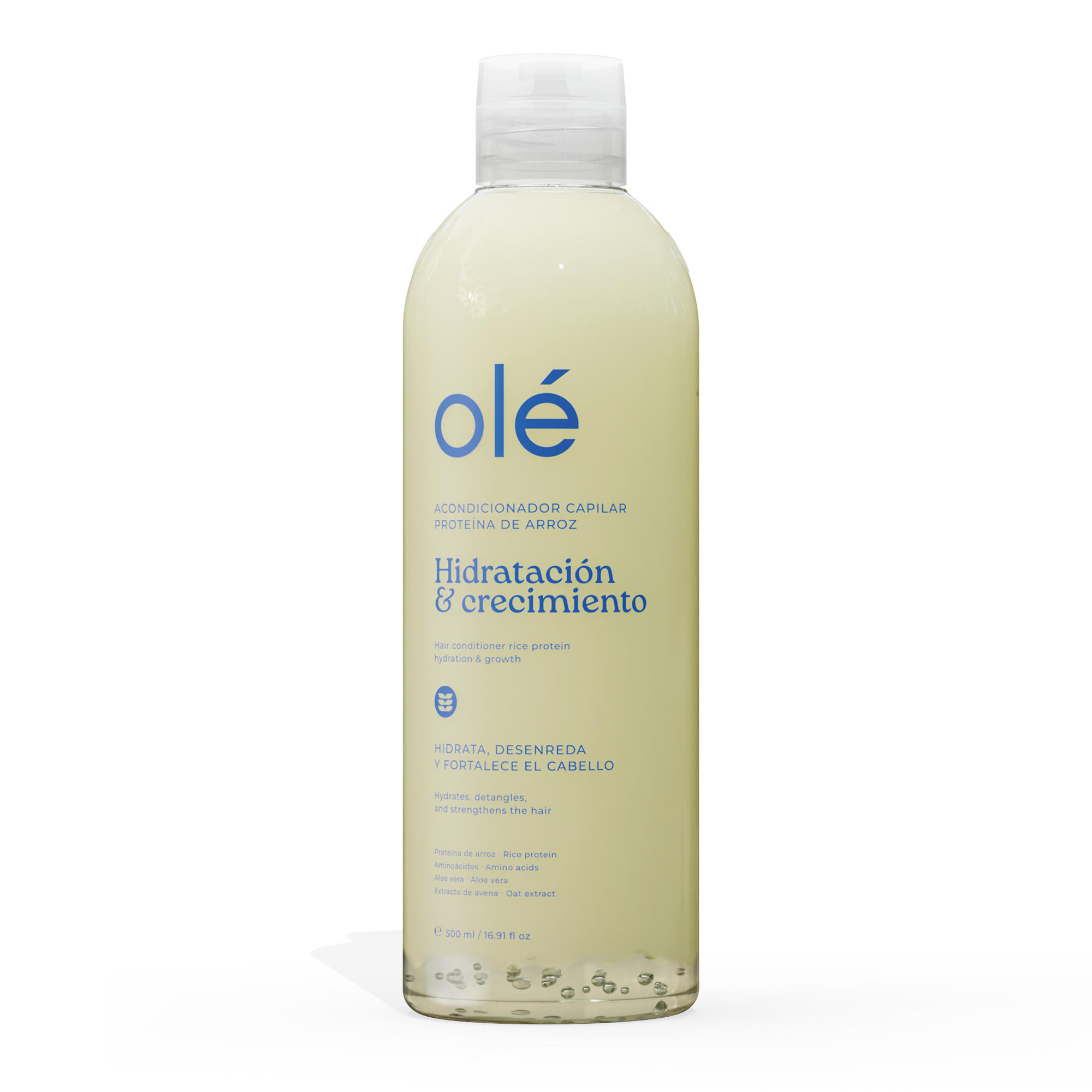 Ole Capilar Acondicionador capilar proteina de arroz hidratacion y crecimiento 500ml
