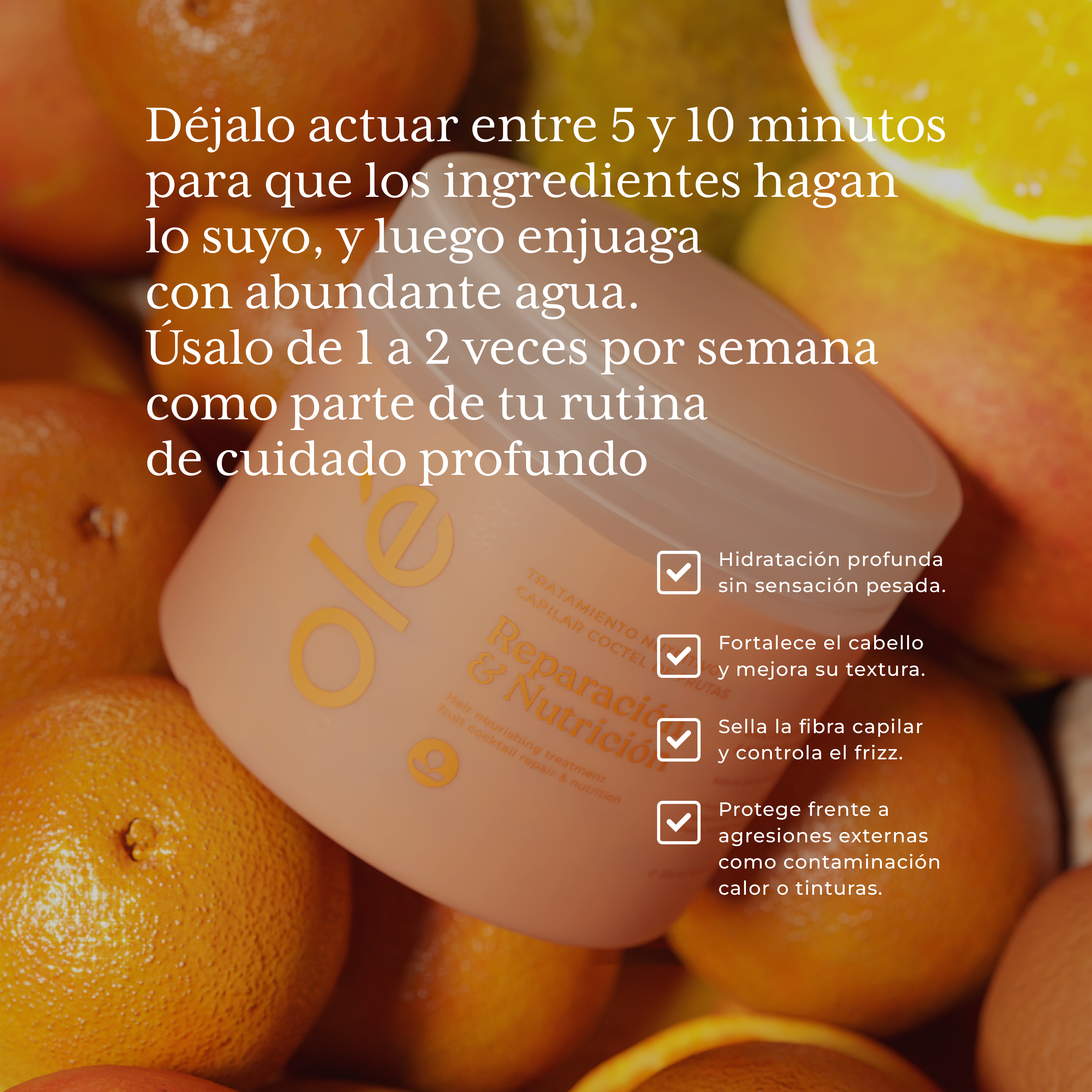 Ole Capilar Tratamiento nutritivo capilar coctel de frutas reparacion y nutricion 300ml
