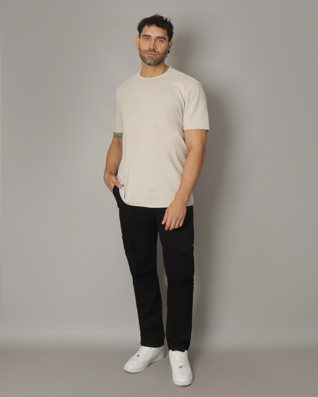 Joy Staz Pantalón Cargo Negro - 315008