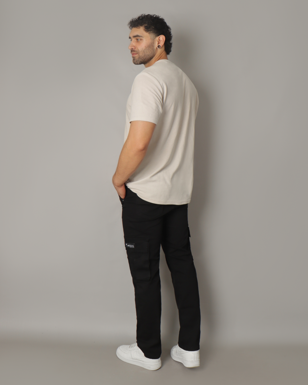 Joy Staz Pantalón Cargo Negro - 315008