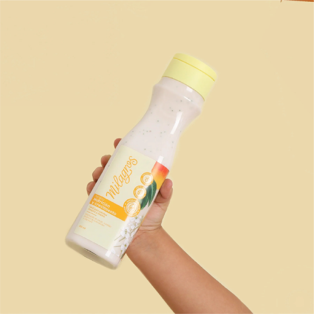 Milagros Terapia Nutricion y Crecimiento para rizos y crespos 450ml