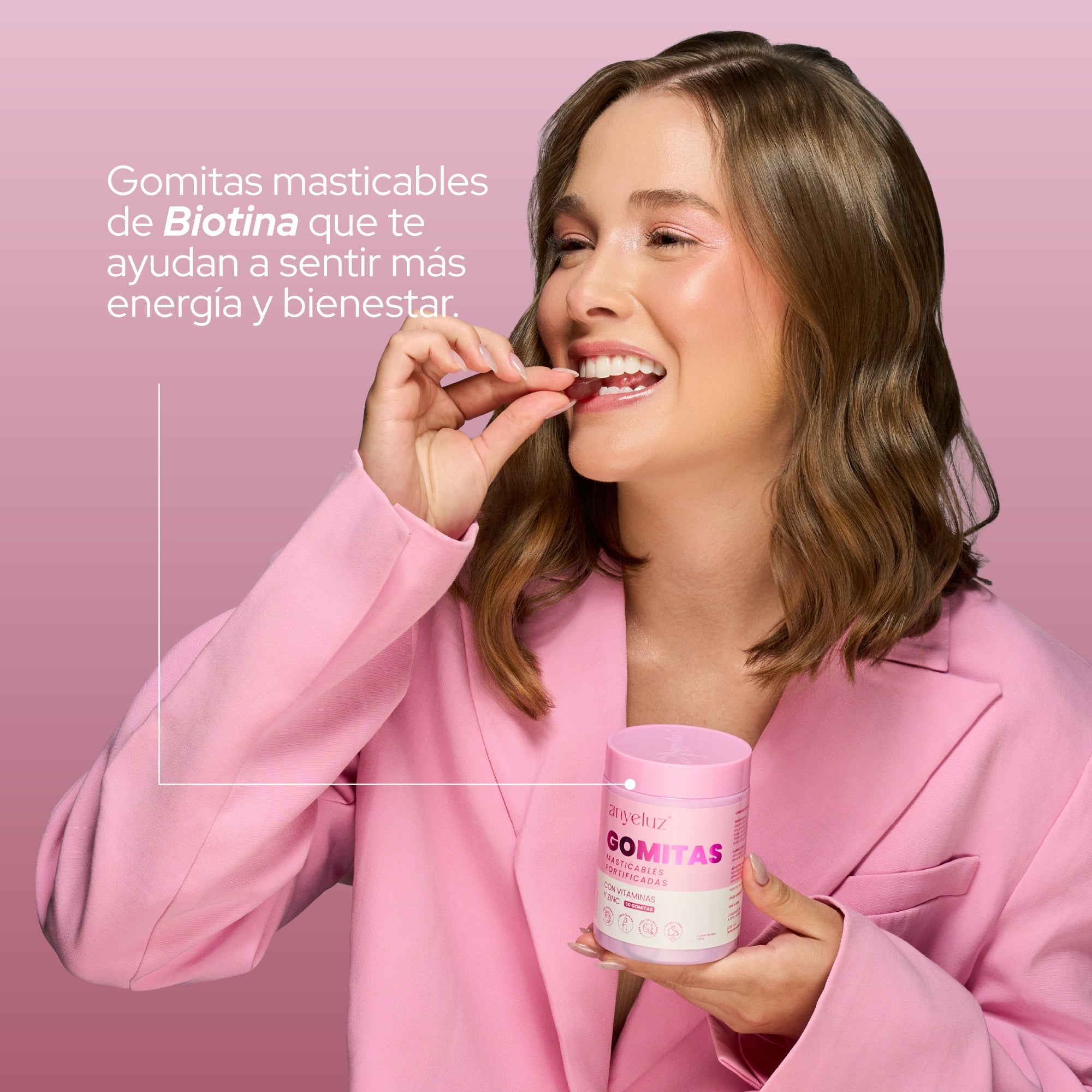 ANYELUZ GOMITAS DE BIOTINA FORTIFICADAS 180g