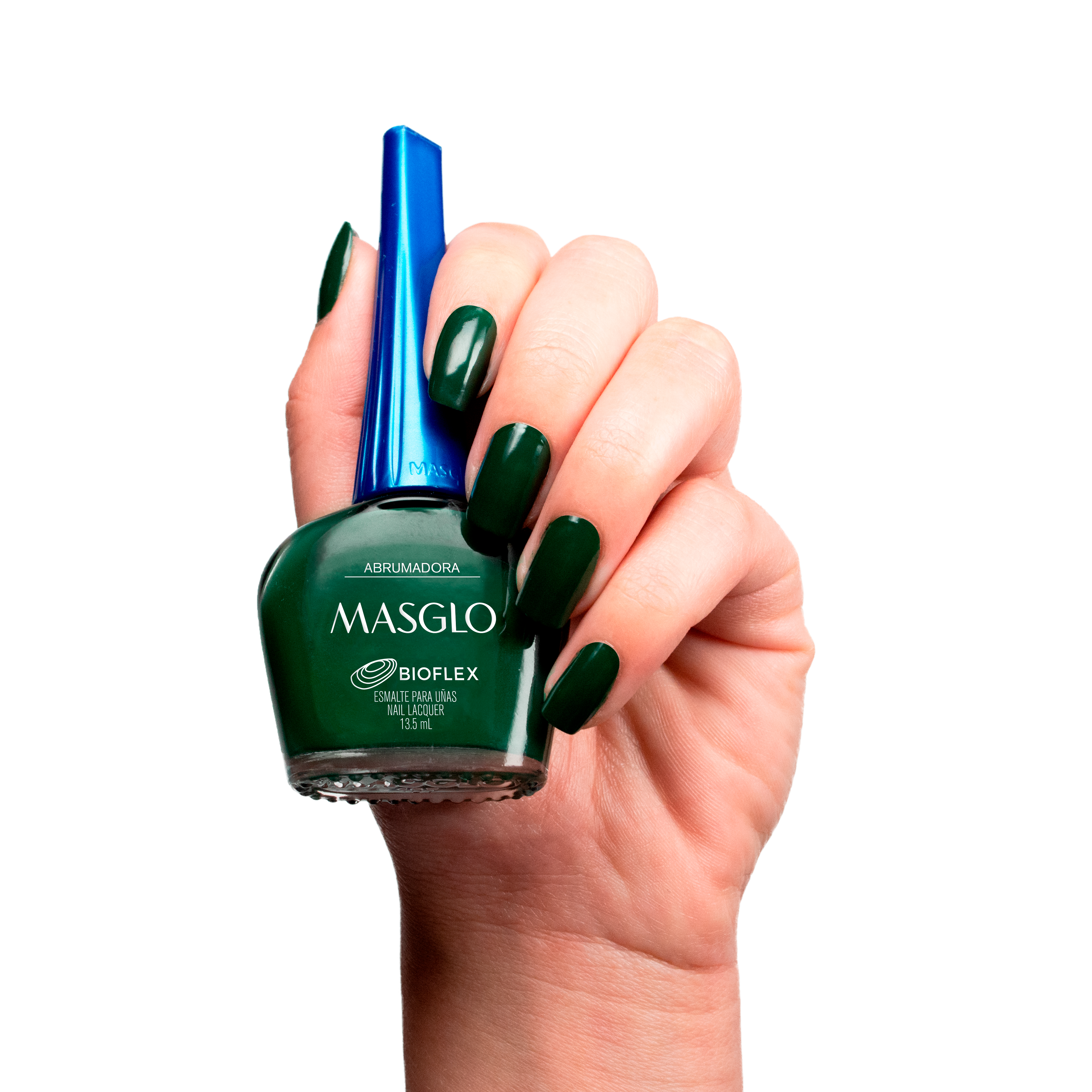 ABRUMADORA - ESMALTE TRADICIONAL CREMOSO MASGLO 13,5 ML - GAMA VERDE