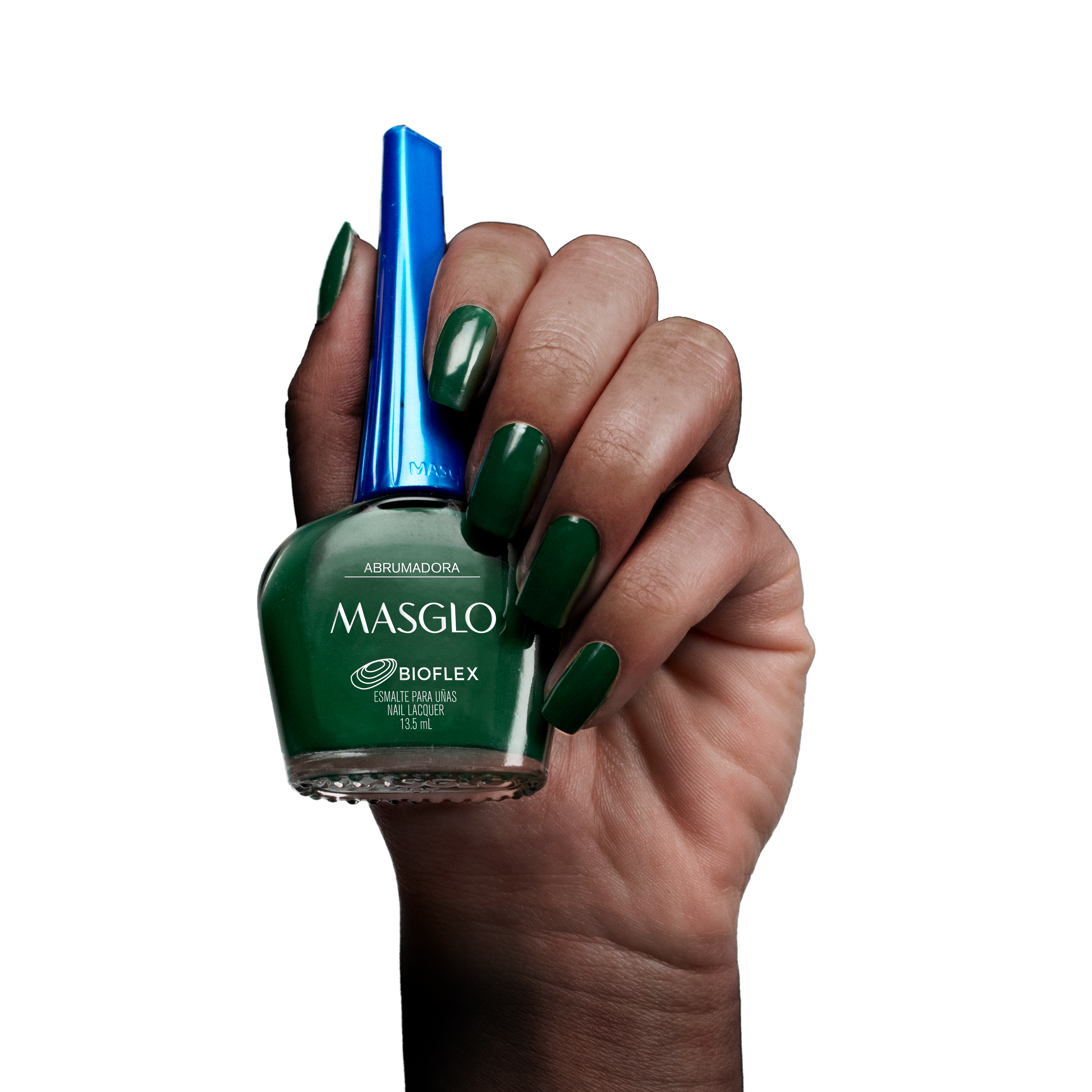 ABRUMADORA - ESMALTE TRADICIONAL CREMOSO MASGLO 13,5 ML - GAMA VERDE