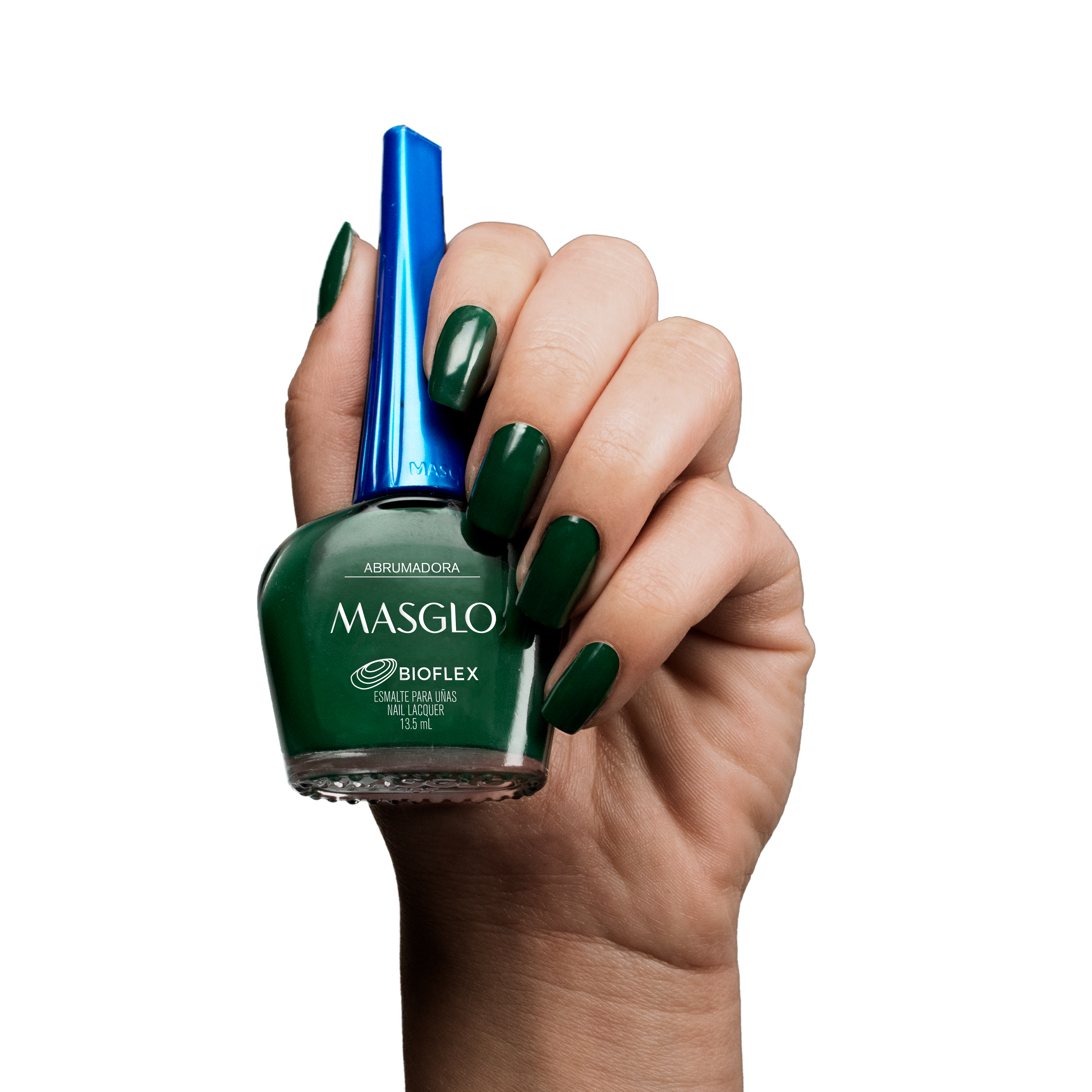 ABRUMADORA - ESMALTE TRADICIONAL CREMOSO MASGLO 13,5 ML - GAMA VERDE