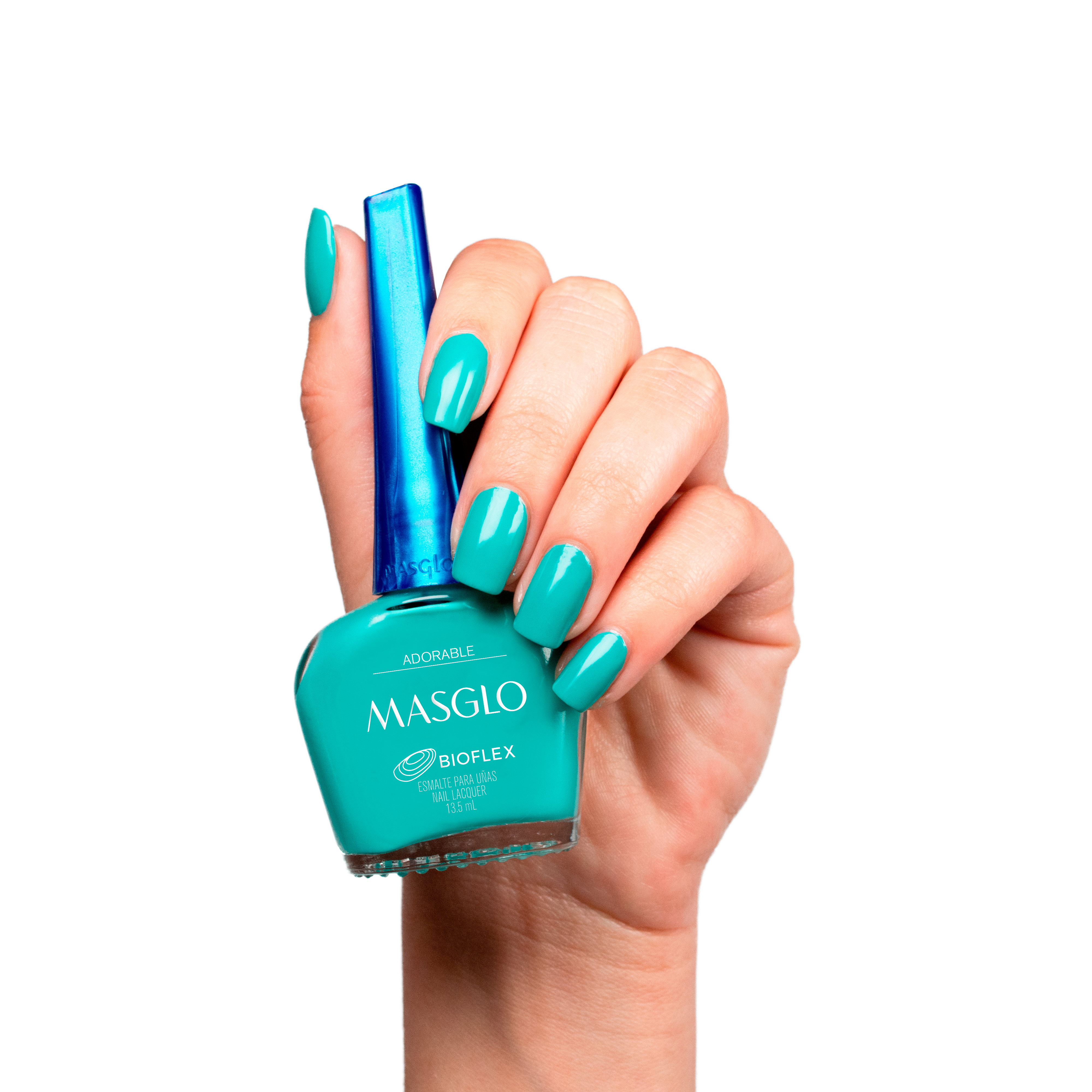 ADORABLE - MASGLO TRADITIONAL CREAMY NAIL POLISH 13.5 ML - GREEN RANGE