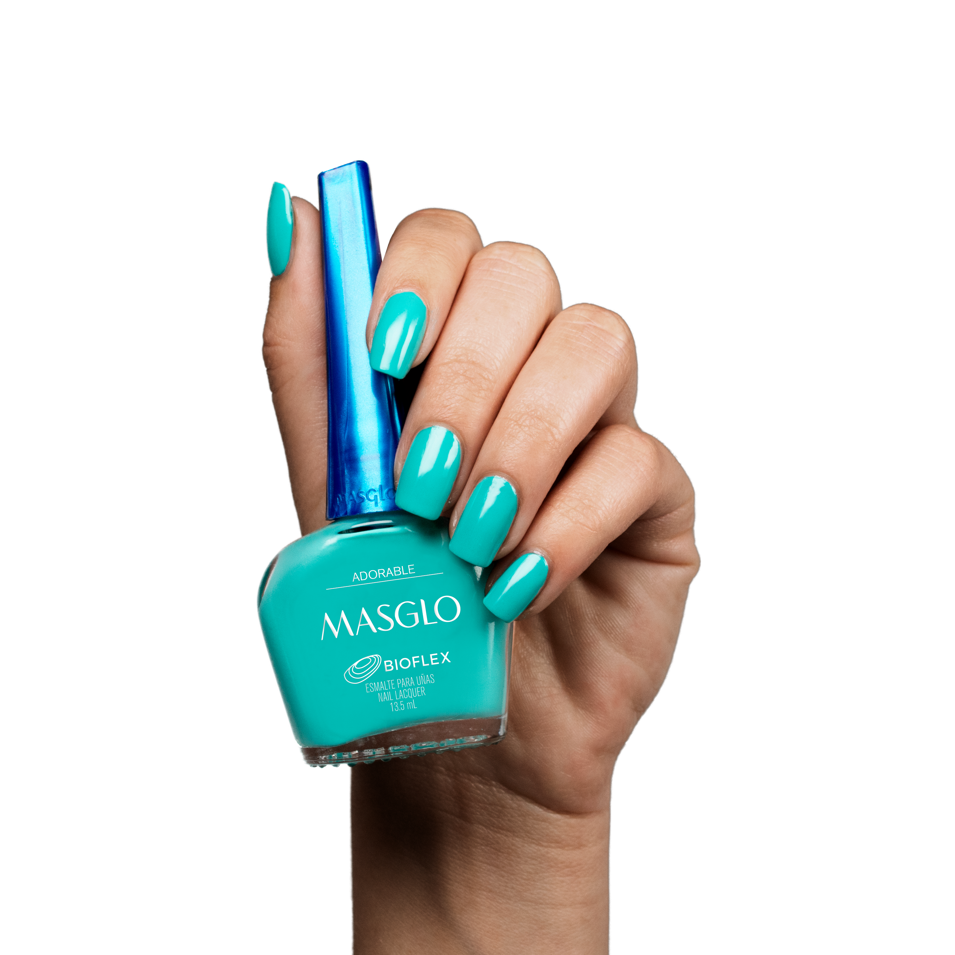 ADORABLE - MASGLO TRADITIONAL CREAMY NAIL POLISH 13.5 ML - GREEN RANGE