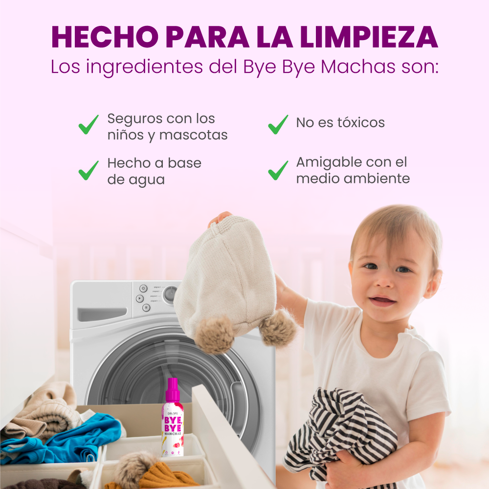 Drops BYE BYE Manchas Quitamanchas 250ml