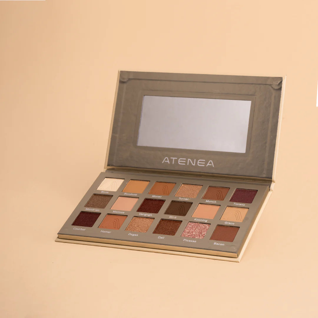 ATENEA PALETA DE SOMBRAS 18 TONOS ART DECO