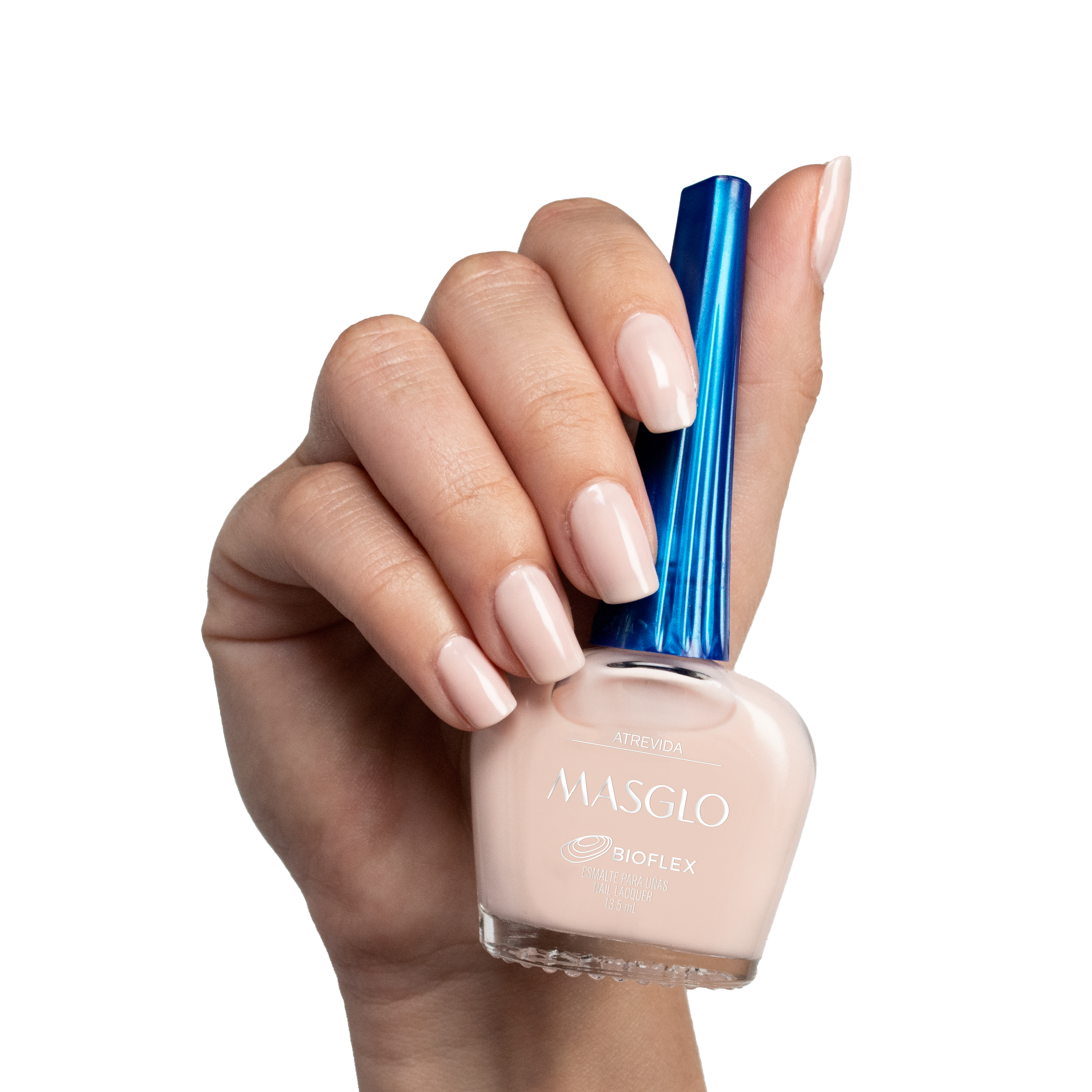 ATREVIDA - ESMALTE TRADICIONAL CREMOSO MASGLO 13,5 ML - GAMA ROSADO