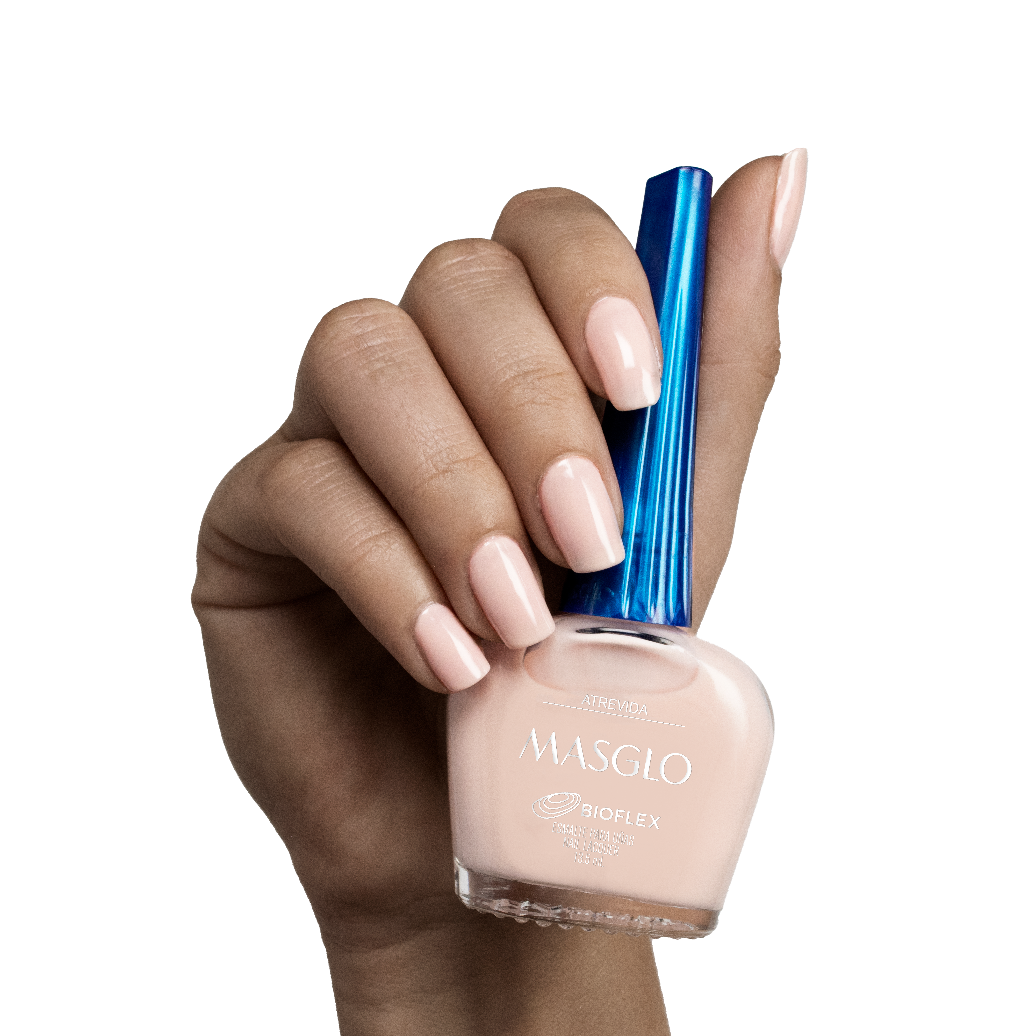 ATREVIDA - ESMALTE TRADICIONAL CREMOSO MASGLO 13,5 ML - GAMA ROSADO