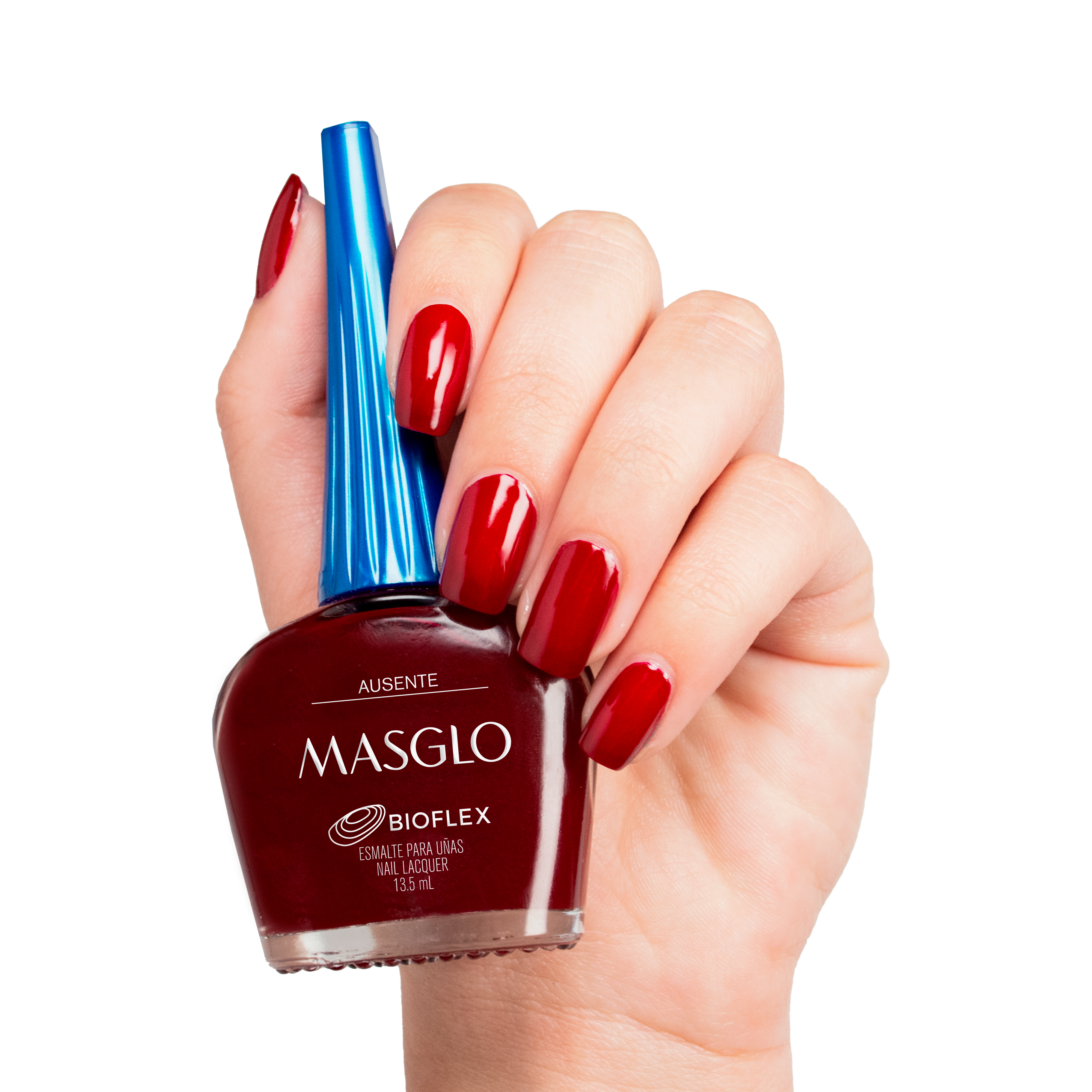 AUSENTE - ESMALTE TRADICIONAL CREMOSO MASGLO 13,5 ML - GAMA ROJO