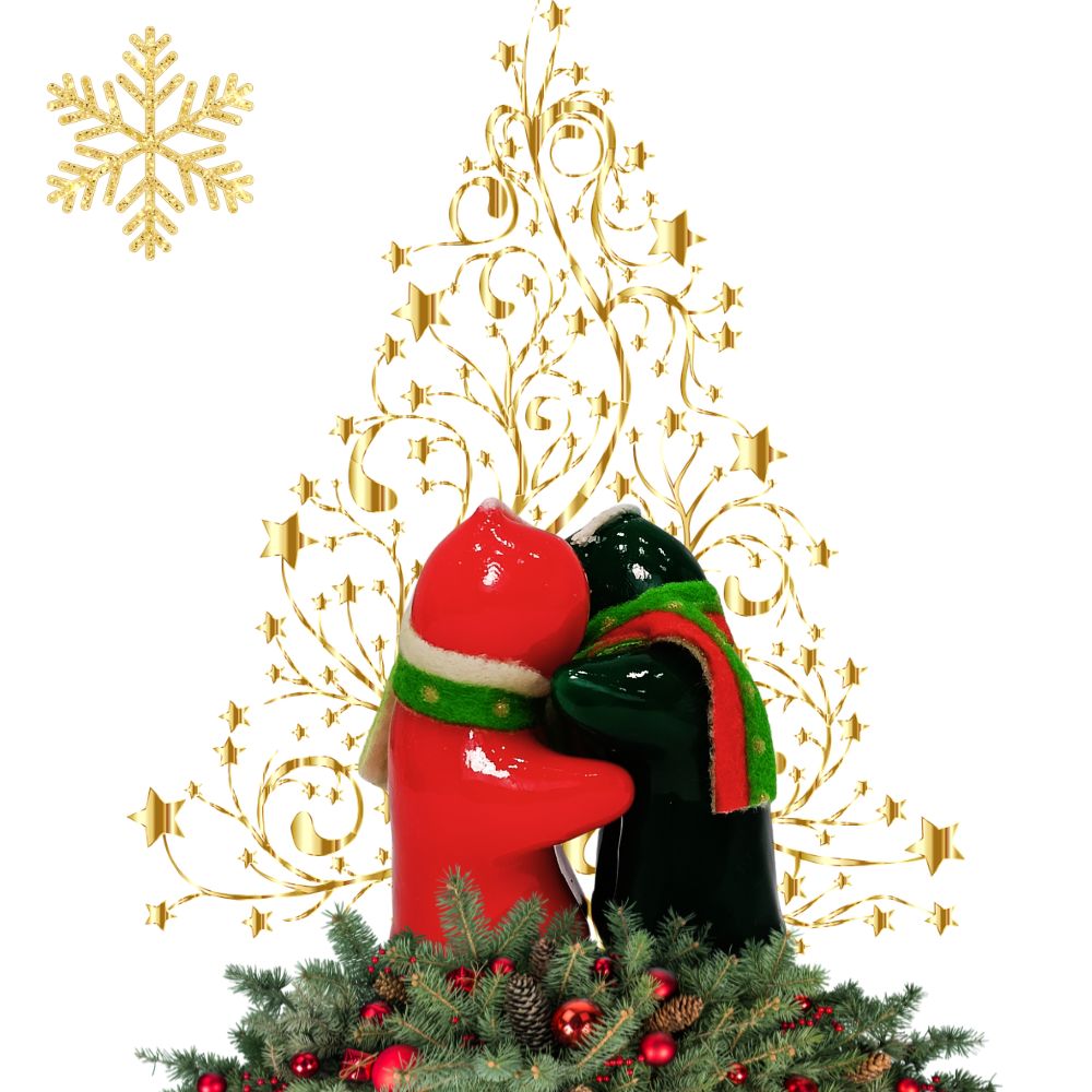 Velas Navideñas Abrazos de Navidad