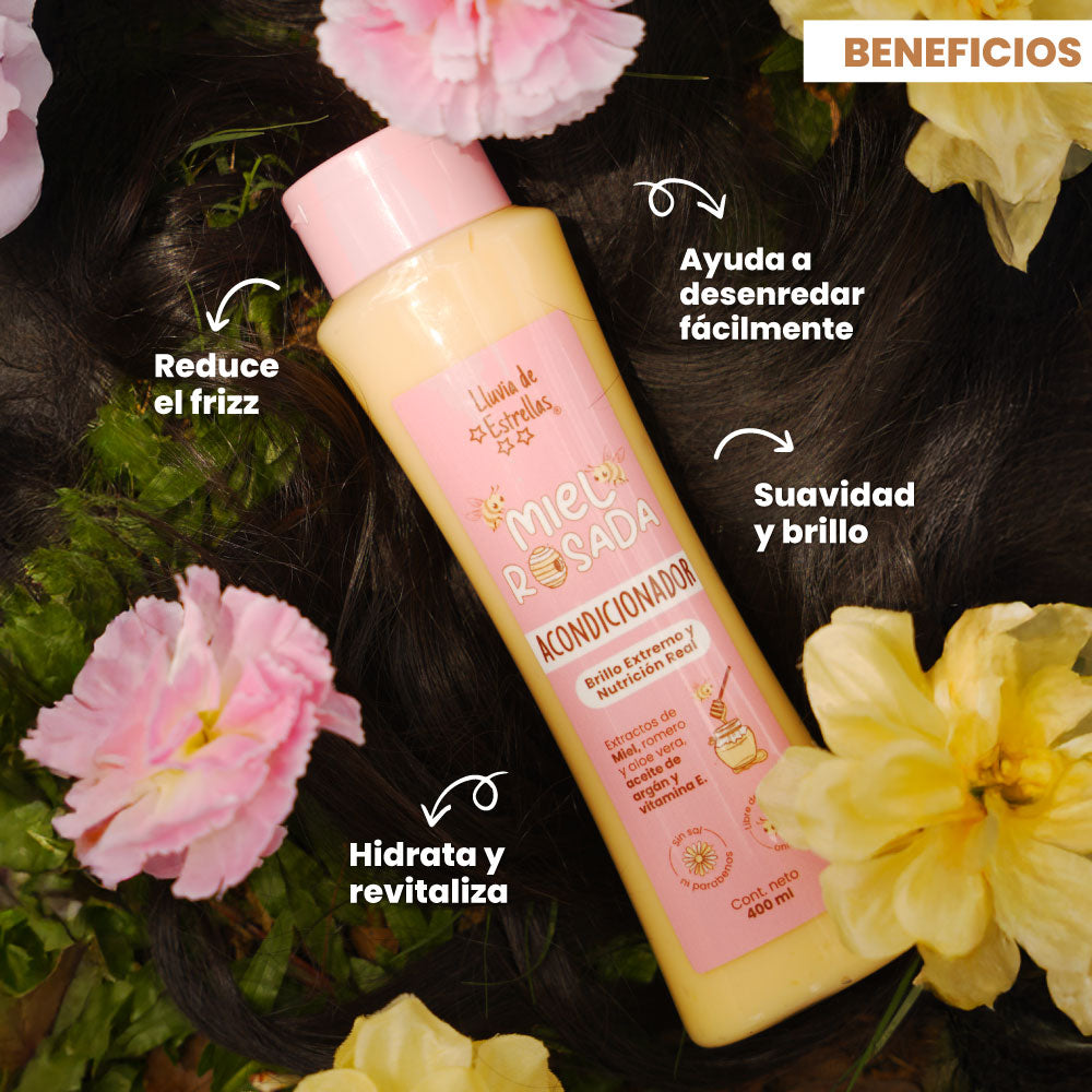 LLUVIA DE ESTRELLAS ACONDICIONADOR MIEL ROSADA 400ml