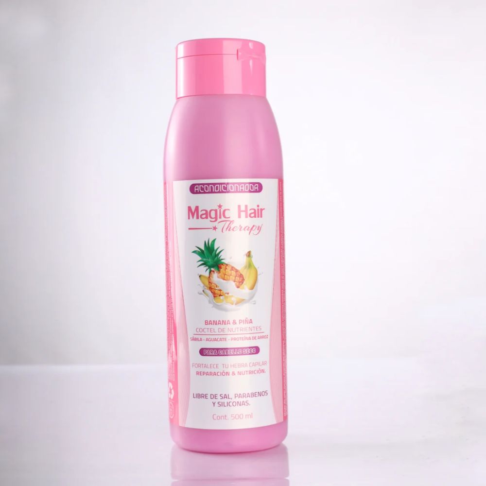 Magic Hair Acondicionador Cabello Seco Banana y Pina Nutrición y Reparación x500ml