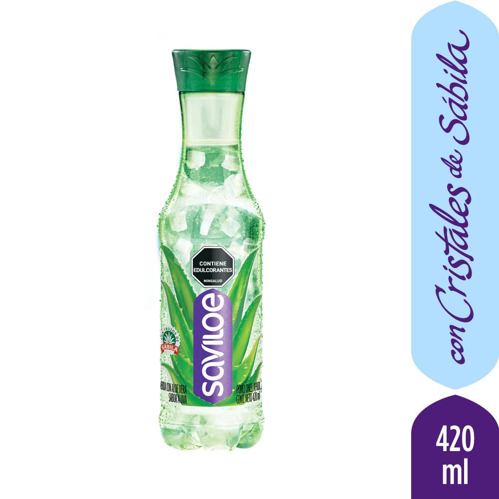 SAVILOE Bebida con cristales de sabila x 420ml