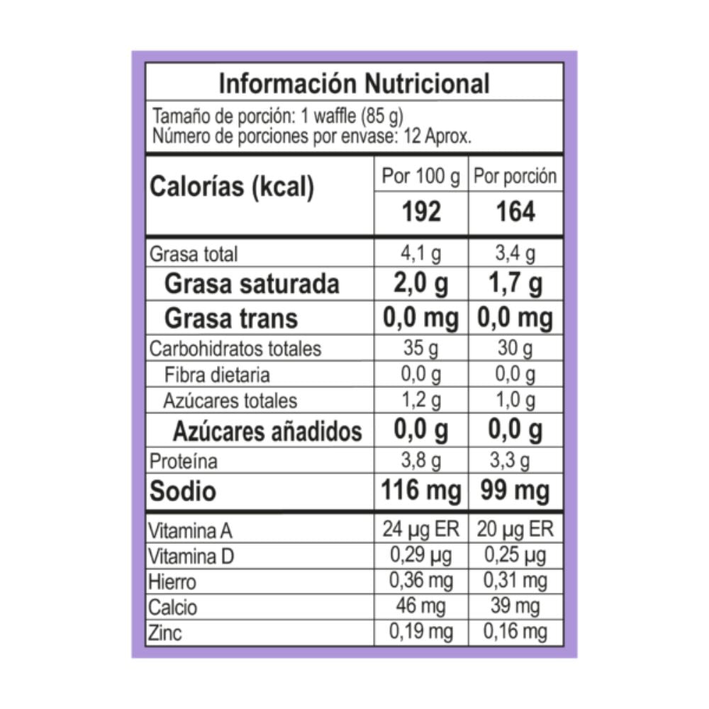 Waffles de Pandeyuca Alcaguete 400gr Snack