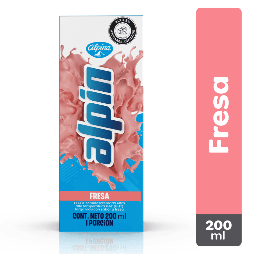 BEBIDA ALPIN 200ML UHT FRESA