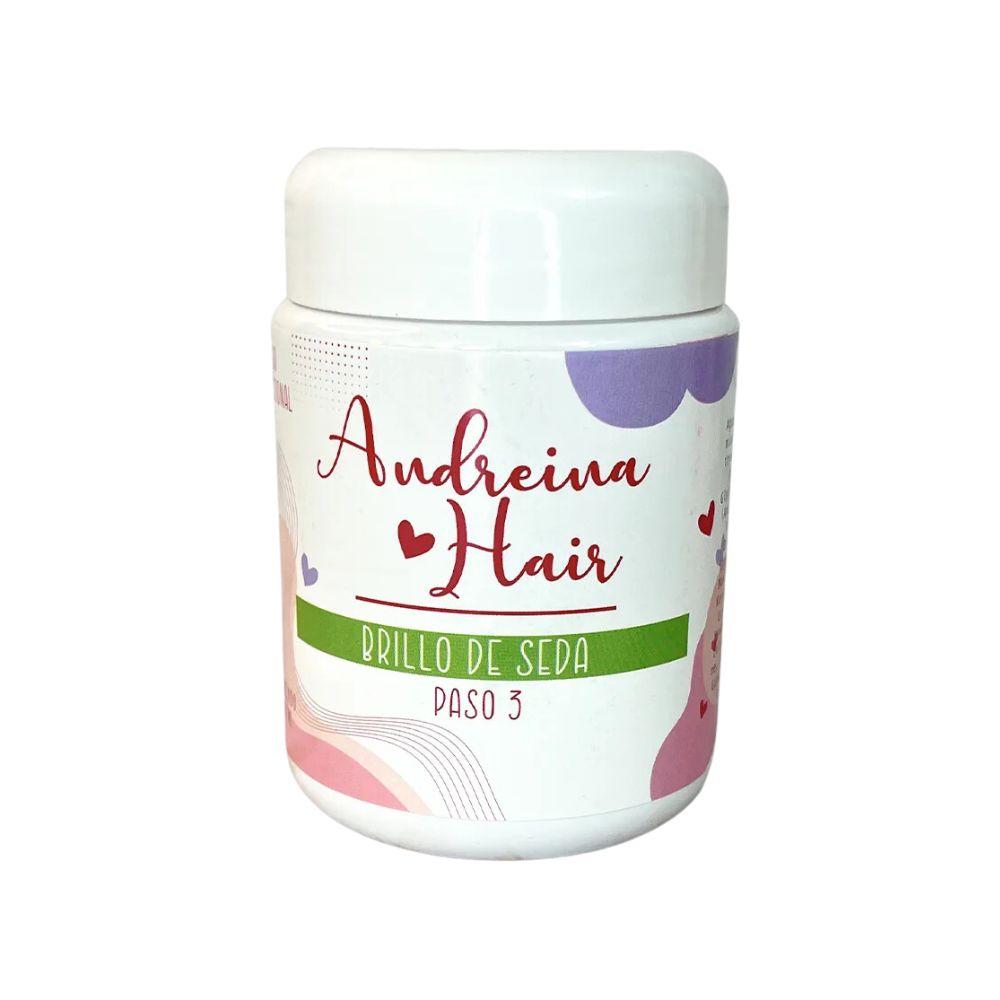 Andreina Hair Shampoo Rosemary, Chocolate Mask and Silk Shine Kit to accelerate growth (3 Pack)