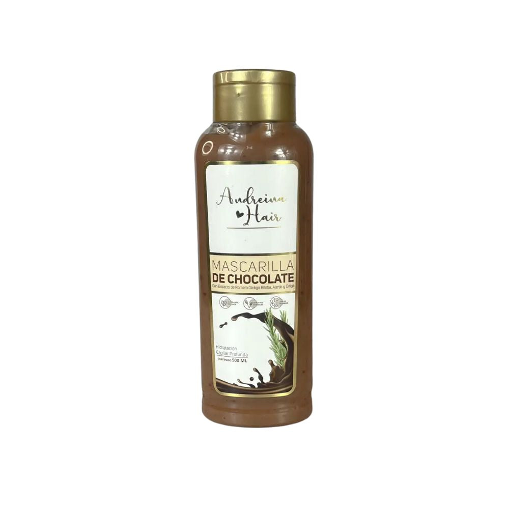 Andreina Hair Shampoo Rosemary, Chocolate Mask and Silk Shine Kit to accelerate growth (3 Pack)