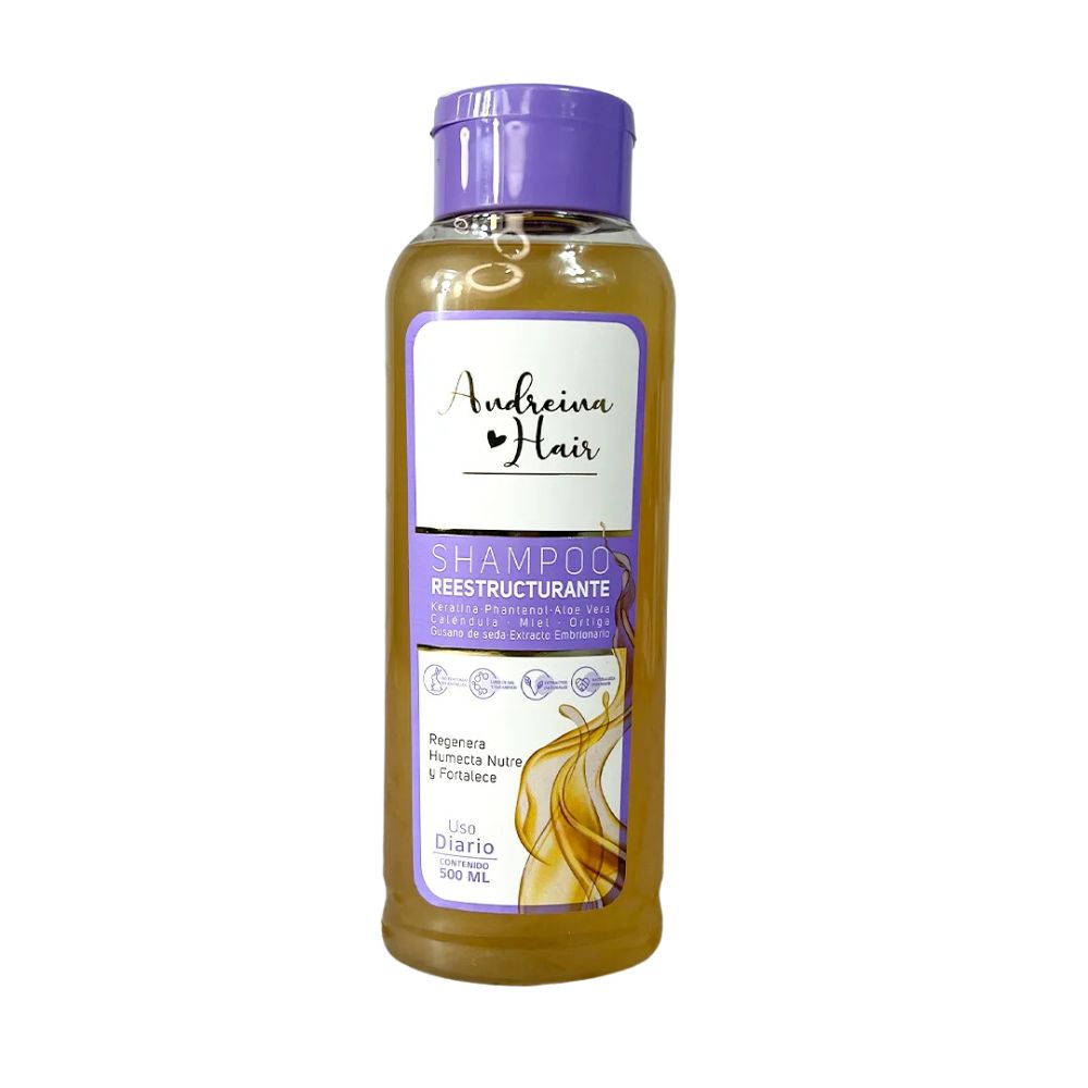 Andreina Hair Restructuring Shampoo, Chocolate Mask and Silk Shine Kit for dry and damaged hair (3 Pack)