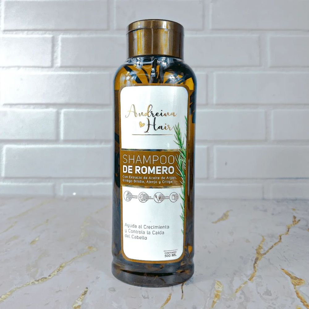 Andreina Hair Shampoo Rosemary, Chocolate Mask and Silk Shine Kit to accelerate growth (3 Pack)