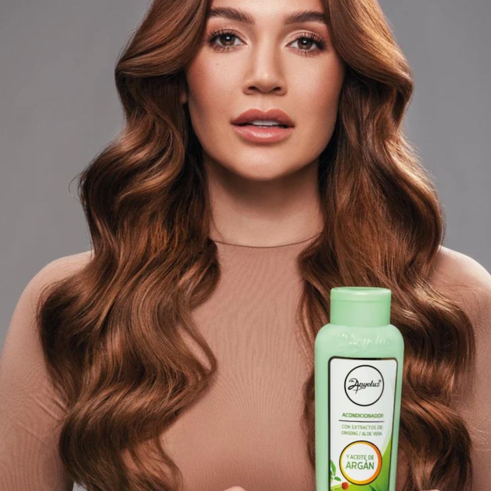 Anyeluz Shampoo de Aloe vera y Anyeluz Acondicionador de aloe vera con aceite de Argan (2 pack)