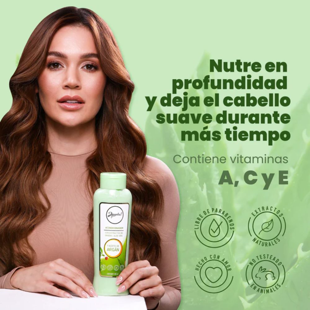Anyeluz Acondicionador de Argan y Aloe Vera 500mL